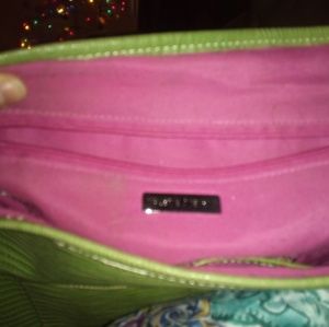 Green handbag